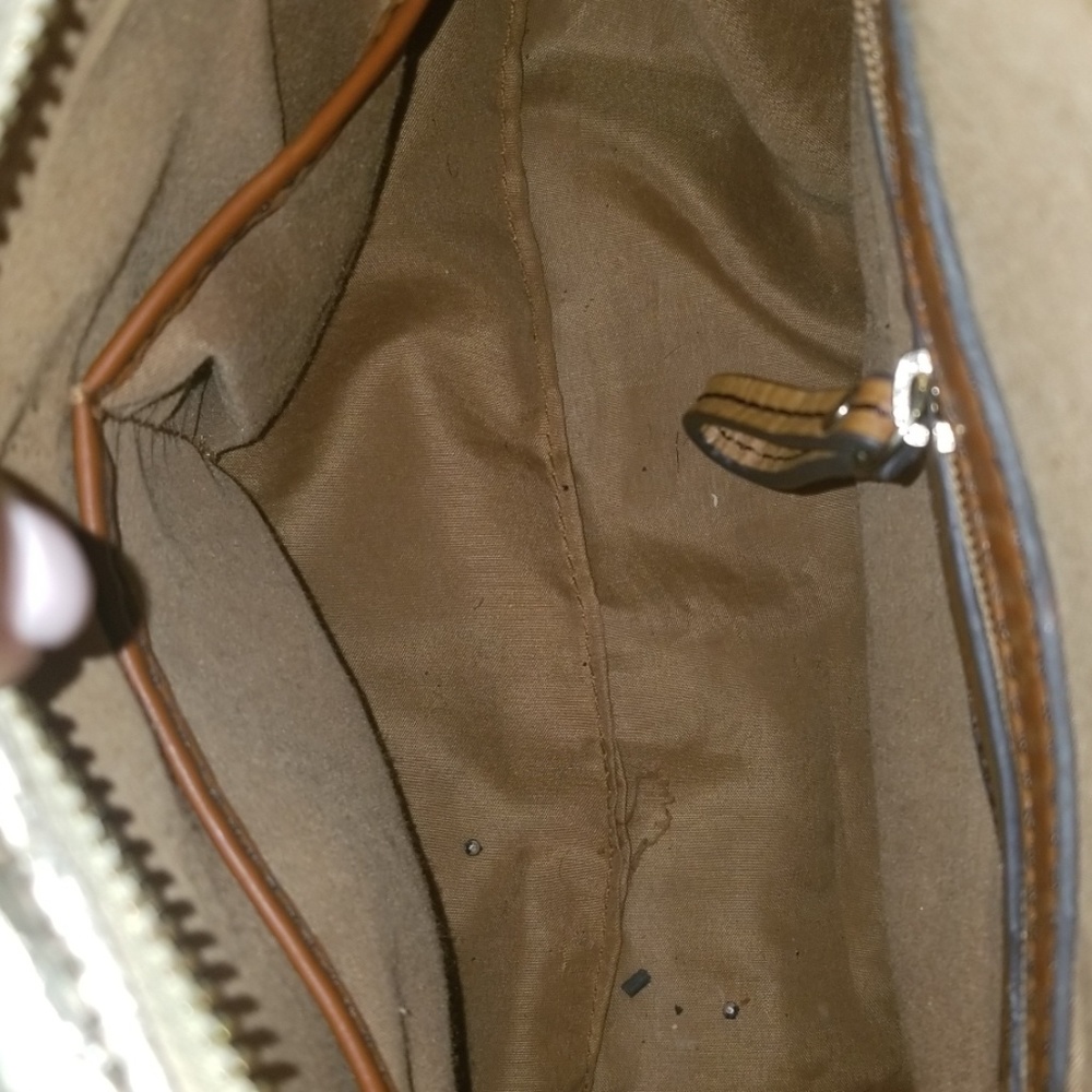 Imoshion Gold and Brown Satchel - Picture 5 of 7